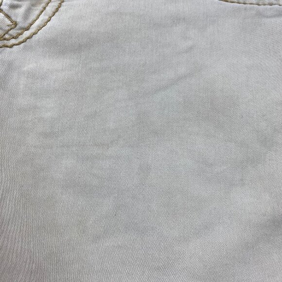 True Religion Geno Pants Men Size 34 Grayish Light Brown Relaxed Slim Stretchy - Picture 2 of 16